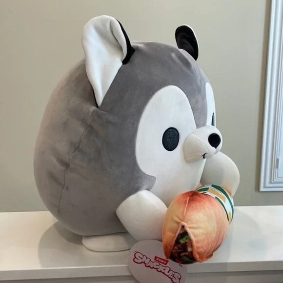 NEW! 14” Nigel the Husky Dog Plush Soft Subway Sub Sandwich Snackles by Zuru NWT - Picture 2 of 5